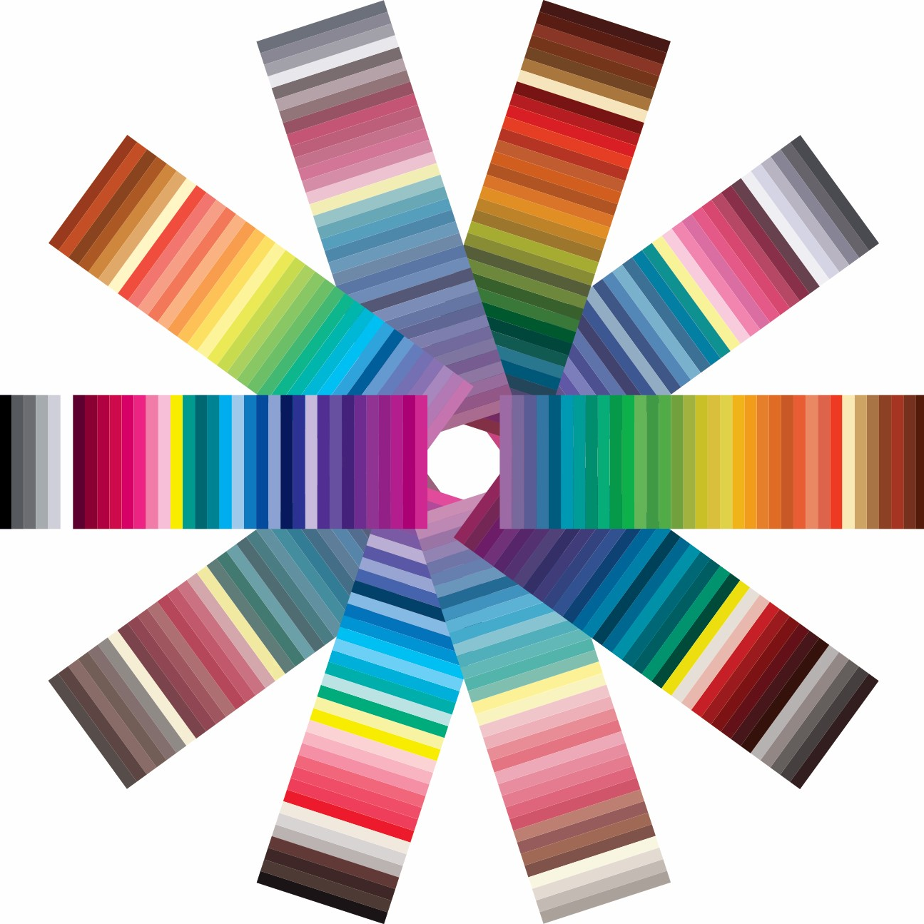 Colour analysis palette strips colour tools reference