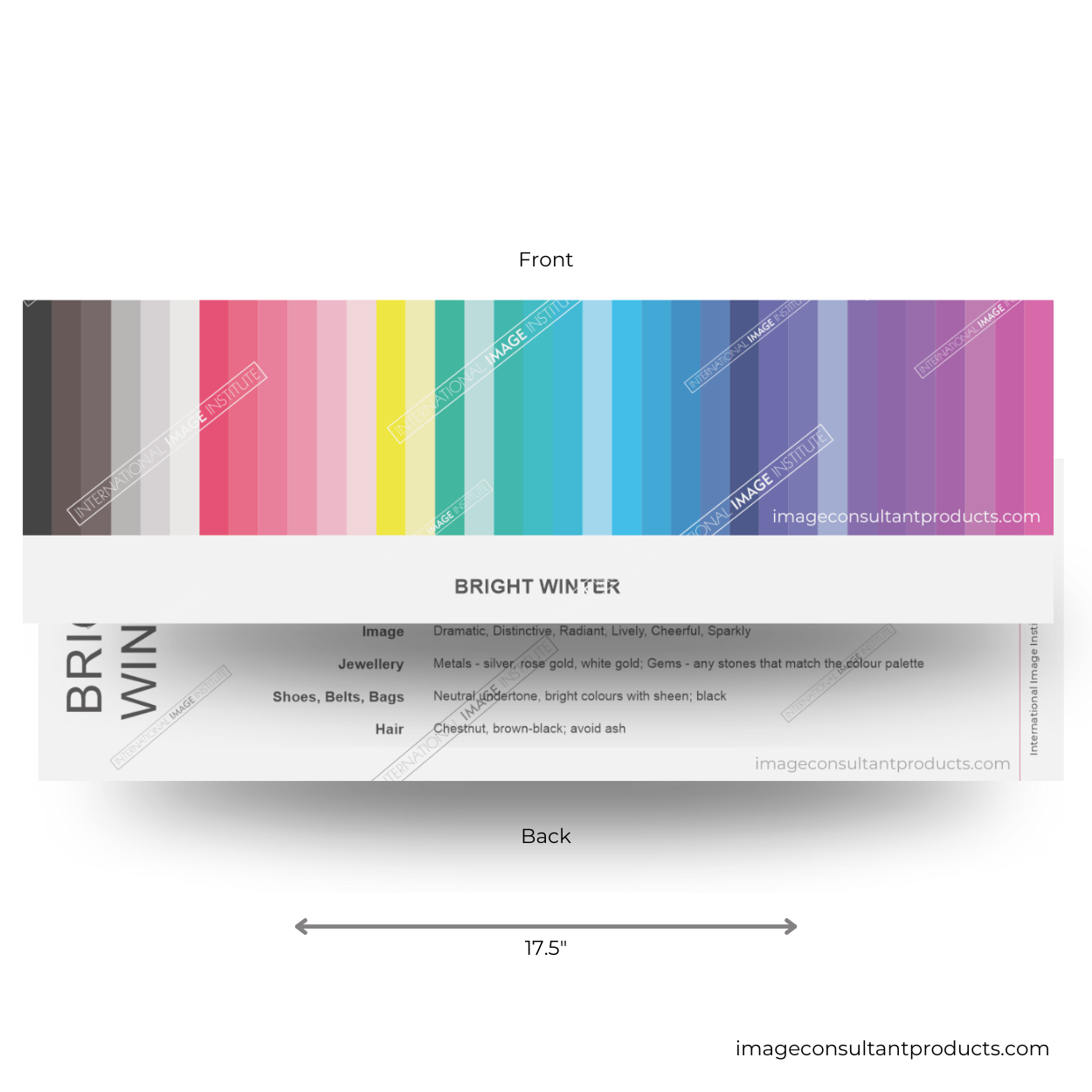 color analysis bright winter palette product assessor