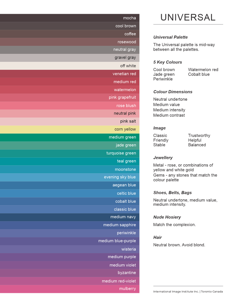 Colour Palettes for Clients