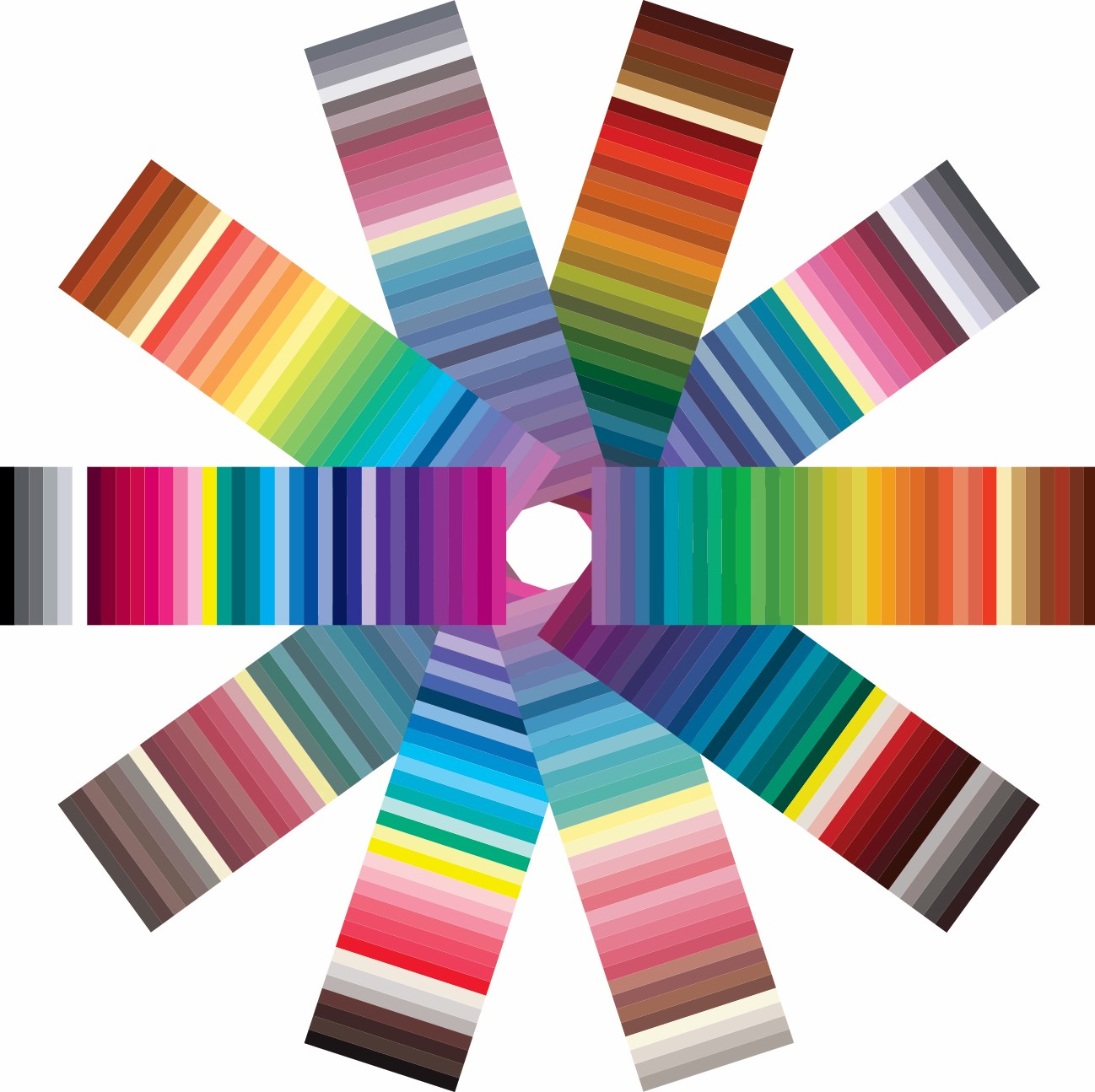 Colour analysis palette strips colour tools reference