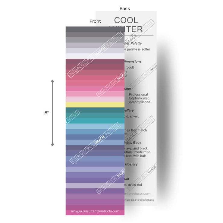 Colour analysis cool winter palette – International Image Institute