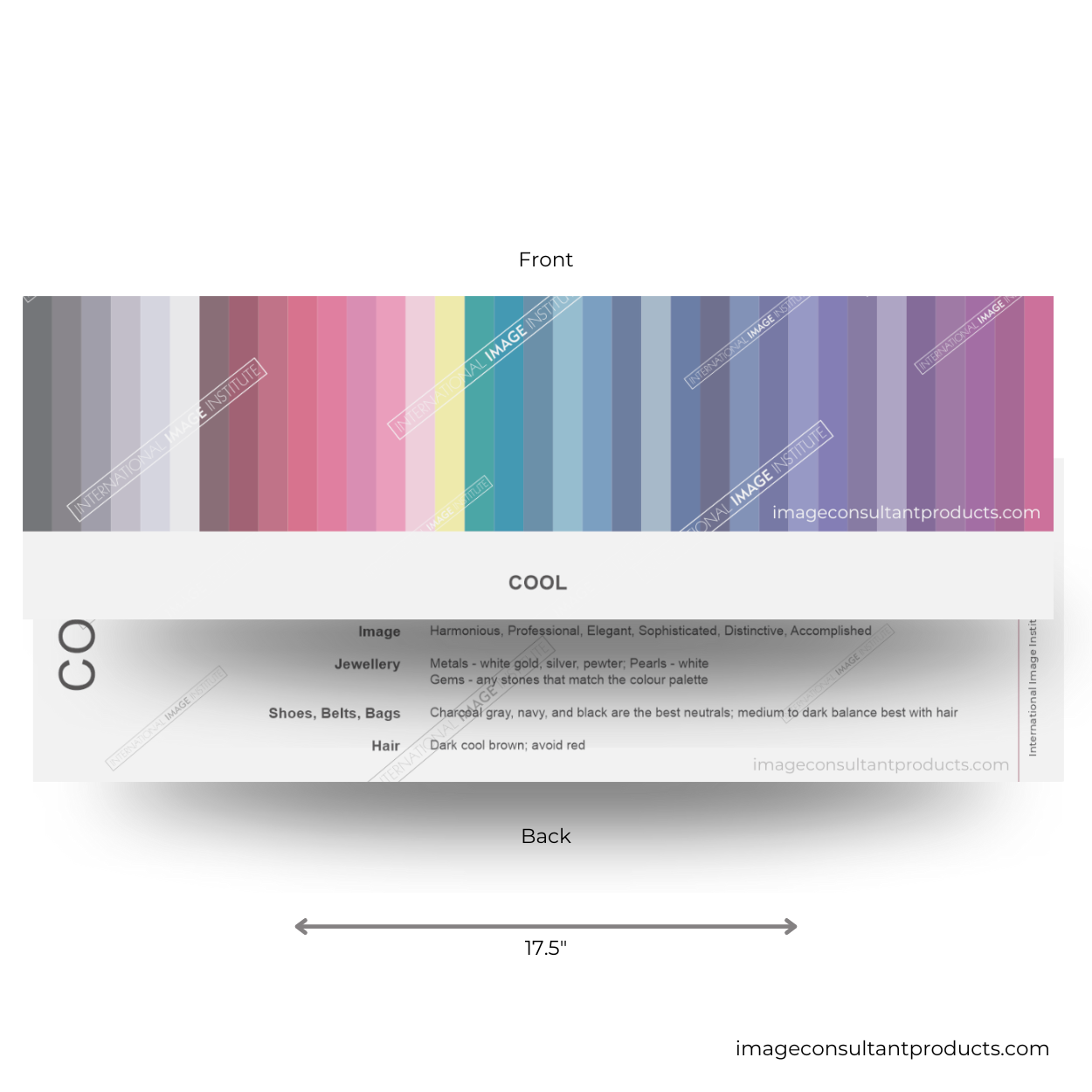 color analysis cool palette product assessor