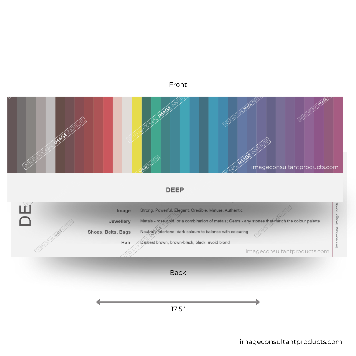 color analysis deep palette product assessor