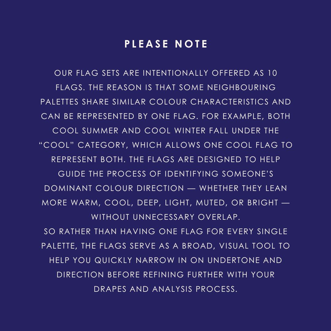 Expand Your Color Consultation Skills with Set of Color Analysis Flags ...