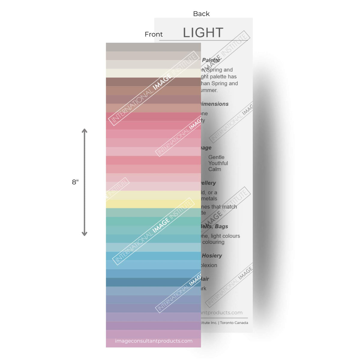 Light Color Analysis colour analysis light palette – International Image Institute