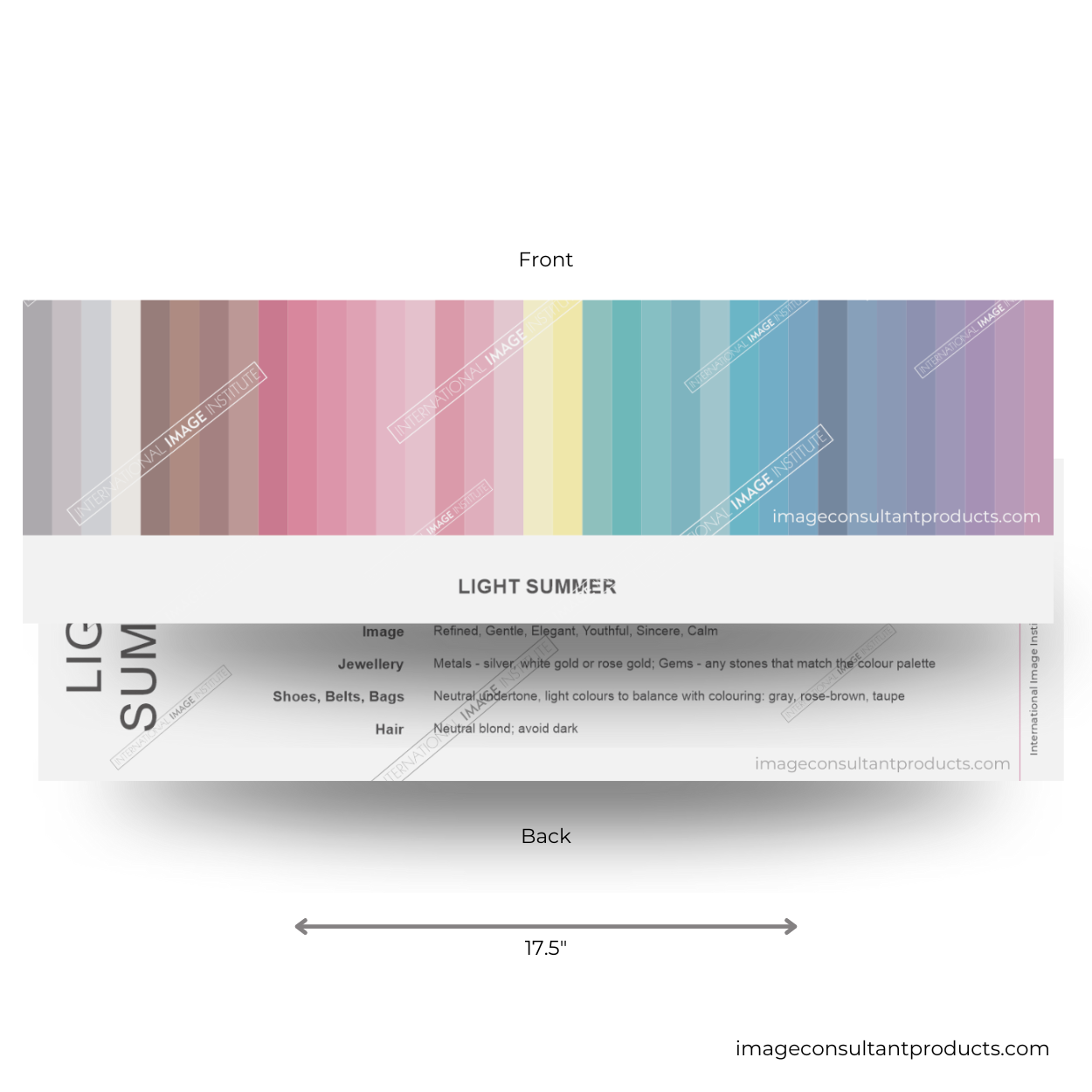 color analysis light summer palette product assessor