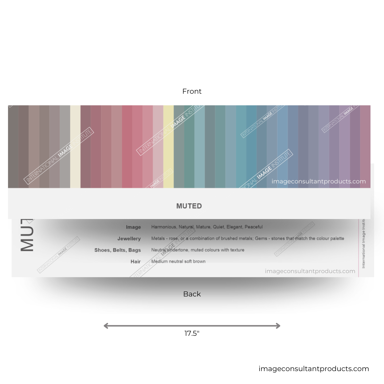 color analysis muted palette product assessor