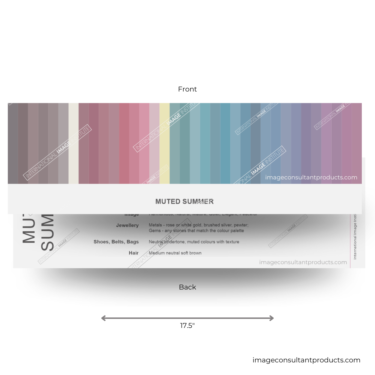 color analysis muted summer palette product assessor