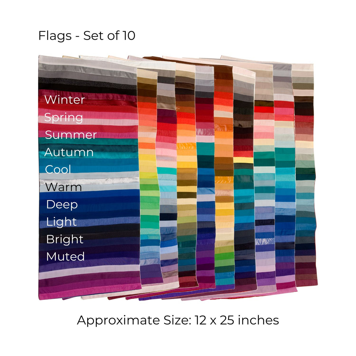 Color File:flag Expand Your Color Consultation Skills with Set of Color Analysis Flags ...