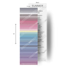 color analysis summer palette product strip