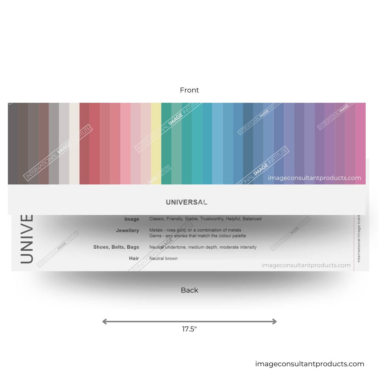 color analysis universal palette product assessor