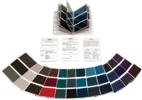 Deep Color Analysis Colour Analysis Deep Swatch Wallet – International Image Institute